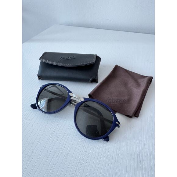 Persol Folding Sunglasses Dark Blue